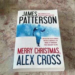 EUC~James Patterson Soft Cover Book “Merry Christmas, Alex Cross